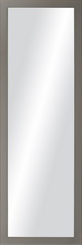 Standartspiegel schöner eleganter schlichter Spiegel Spiegel auf sandfarbiger Glasplatte Abmessung (B x H): 50 x 150 cm Gewicht: 14 kg Montage: unsichtbare Befestigung Längs- und Queraufhängung möglich